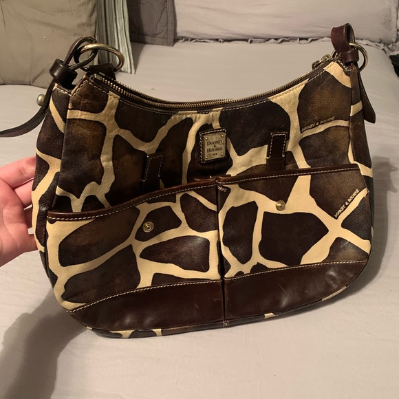 Dooney & Bourke Bags Dooney And Bourke Giraffe Print Leather Purse